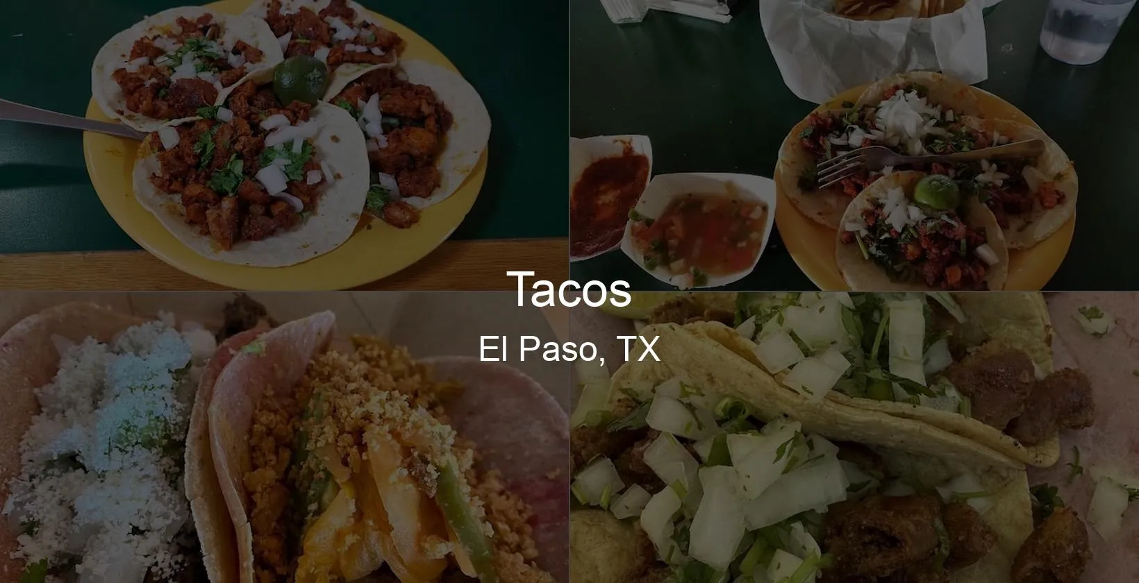 Tacos in El Paso, TX Photo