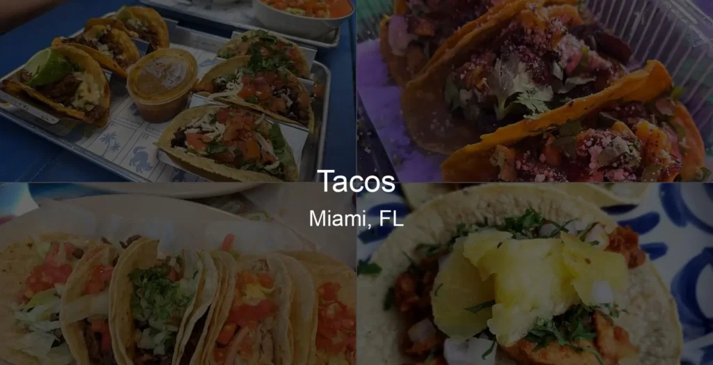 Tacos in Miami, FL Photo