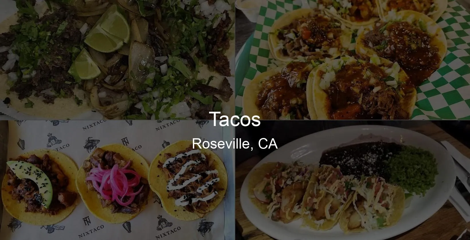 Tacos in Roseville, CA Photo