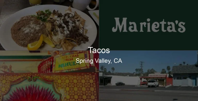 Photo of Tacos in Spring Valley, CA